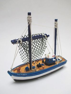 Schiff Modell Fischkutter Nordsee GABI 11 cm Polyresin ship Collector