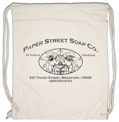 Paper Street Soap Co. Turnbeutel Fight Movie Club Sign Firma Logo Company Schild
