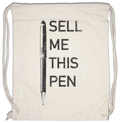 Sell Me This Pen Turnbeutel Wolf of Fun Wall Street Verkauf mir diesen Stift