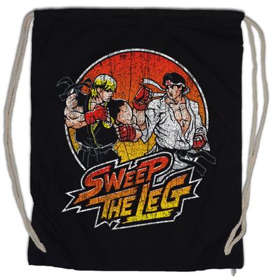 Sweep The Leg Turnbeutel Street Gamer Games Geek Nerd Fighter Ryu Ken Kung Fu