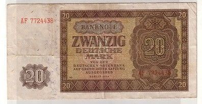 20 Mark Banknote DDR Deutsche Notenbank 1948