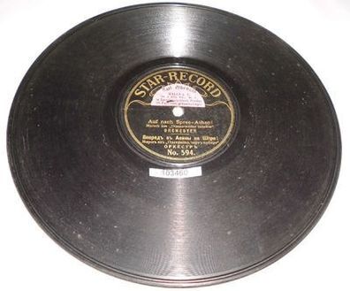 103460 Schellackplatte Star Record "Auf nach Spree Athen!" u.a. 1930