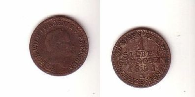 1 Silber Groschen Münze Preussen 1851 A s/ ss