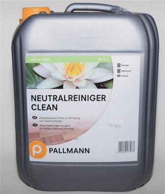 Pallmann Clean Neutralreiniger 10 l Allzweckreiniger Parkettböden Linoleum Stein