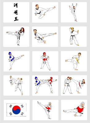 Gedächtnisspiel Taekwondo