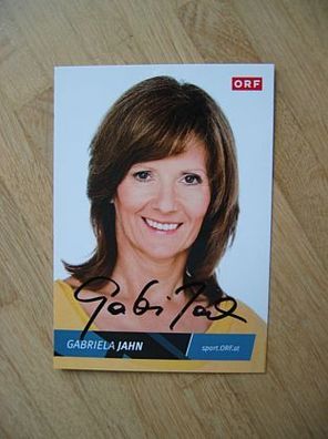 ORF Fernsehmoderatorin Gabriela Jahn - handsigniertes Autogramm!!!