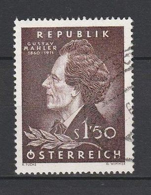 Österreich 1960 1078 Gustav Mahler (Musik ) o