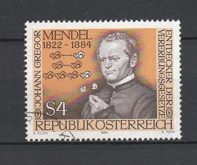 Österreich 1984 1763 Johann Gregor Mendel (Vererbungsgesetze) o