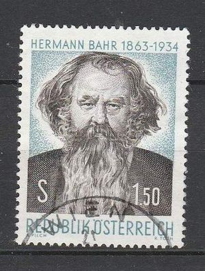 Österreich 1963 1130 Hermann Bahr (Dichter-Schriftsteller) o
