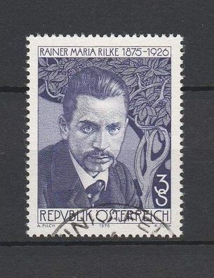 Österreich 1976 1539 Rainer Maria Rilke (Dichter-Schriftsteller) o