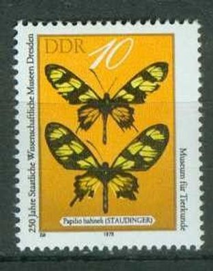 DDR Mi 2370 postfr Schmetterlinge mot3402