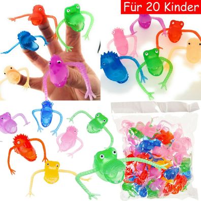 20 Fingerpuppen Monster - Mitgebsel Kindergeburtstag Verlosung Tombola Spielzeug