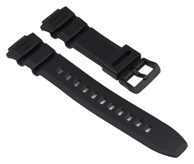 Casio Uhrenarmband Resin schwarz | MCW-100H MCW-110H W-S220 | 10452435