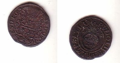 1/24 Taler Silber Münze Schauenburg und Holstein 1603 f. ss
