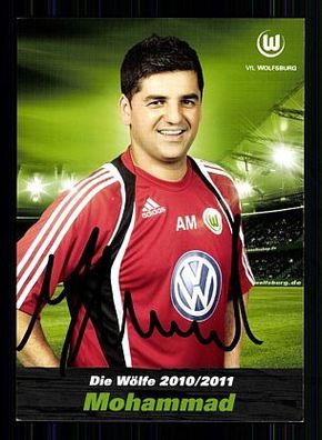 Ari Mohammad VFL Wolfsburg 2010-11 Autogrammkarte + A 57669