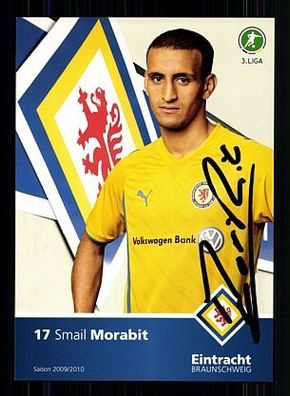 Smail Morabit Eintracht Braunschweig 2009-10 Autogrammkarte + A 57675