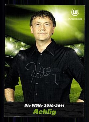 Frank Aehlig VFL Wolfsburg 2010-11 Autogrammkarte + A 57670