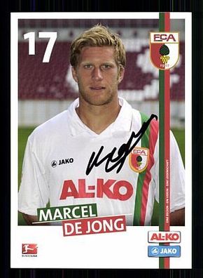 Marcel de Jong FC Augsburg 2011-12 Autogrammkarte + A 57693