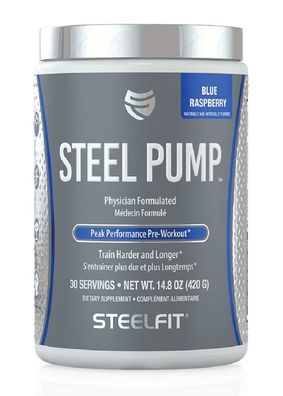 Steelfit Steel Pump 30 Serv 420 gr / Blue Rapberry/