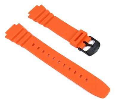Casio Ersatzband Uhrenarmband Resin Band Orange W-214H-4AVES W-214H