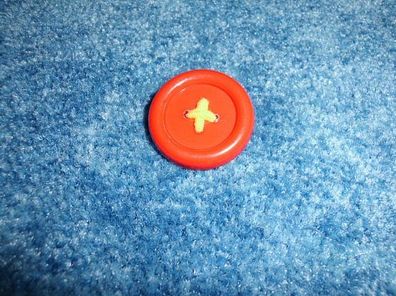Brosche / Anstecker / Zierde für Bekleidung-roter Knopf
