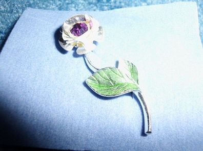 Brosche / Anstecker / Zierde für Bekleidung-Blume von Avon