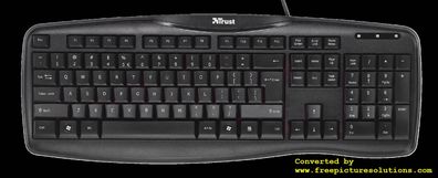 Trust Convex Tastatur BE Französisch AZERTY Keyboard