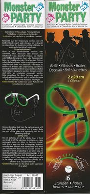 Maro Toys Monster Party Sonnenbrille Glasses Brille Glow Stick