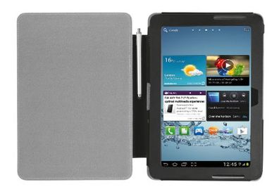 Trust eLiga Folio und Stand mit stylus für Samsung Galaxy Tab 2 10.1 schwarz