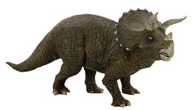 Papo 55002 Spielfigur Triceratops, 10,5cm Dinosaurier Urzeit Sammelfigur Figure