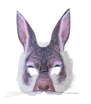 Tier Maske Hase Erwachsene realistische Tiermaske Hasenmaske