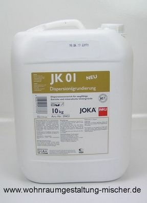 Joka JK 01 – Dispersionsgrundierung 10 KG Dünnflüssig, tiefenwirksam, haftstark