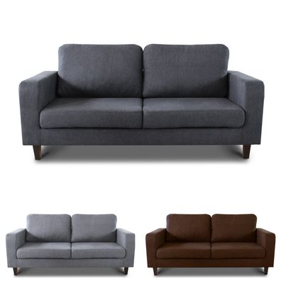 Sofa Kera 3-Sitzer, Couch 3-er, Loungesofa, Couchgarnitur, Sofagarnitur, Holzfüße