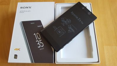 Sony Xperia Z5 Premium 32GB > Schwarz / simlockfrei / mit Folie