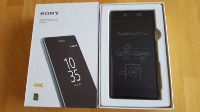 Sony Xperia Z5 Premium 32GB Schwarz / simlockfrei / mit Folie / Top