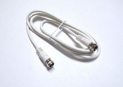 Internet Modem Router Anschlusskabel Internetkabel Kabel Schraubstecker 1,5m weiß