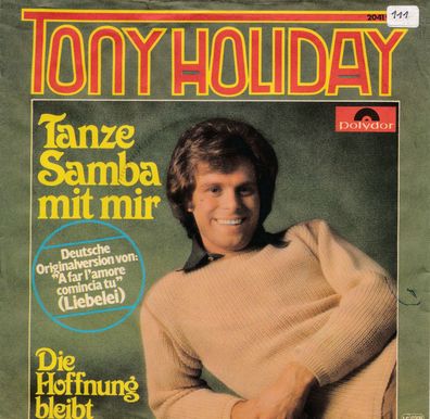 7" Vinyl Tony Holiday - Tanze Samba mit mir