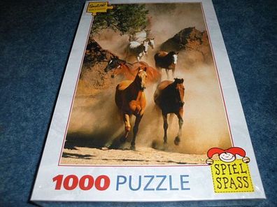 1000 Puzzle - Galopp in der Wüste - neu
