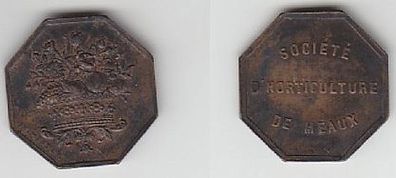 Medaille Frenkreich Societe D`Horticulture de Meaux um 1900