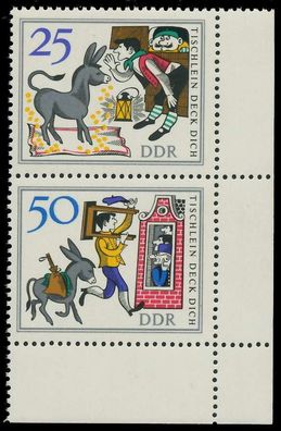 DDR Zusammendruck Nr SZd79 postfrisch SENKR PAAR ECKE-U X0FACD2