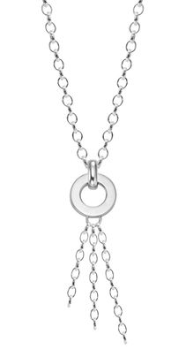 trendor Schmuck Silber Charms Collier Halskette für Anhänger Damen-Kette 63416