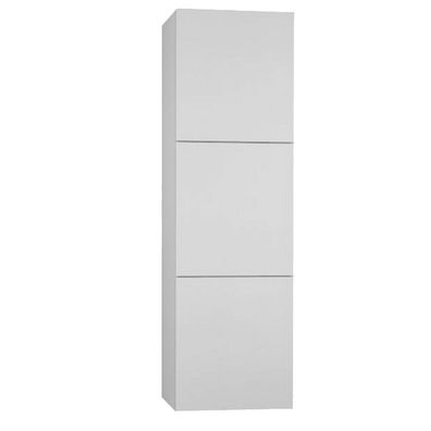 Badschrank 3 Türen Badezimmerschrank Hochschrank Badmöbel Schrank 100x30cm weiß