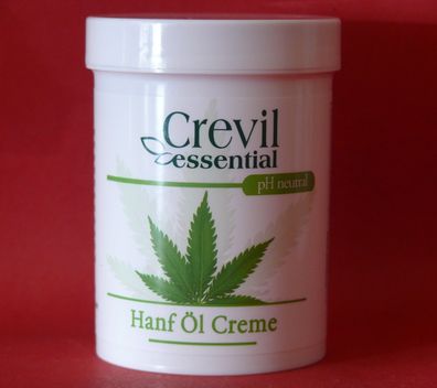 Hanf Öl Creme PH neutral mit reinem Hanfsamen Öl Original Crevil essential 150 ml