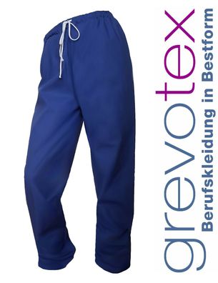 OP-Hose Unisex blau OP-Kleidung Krankenhauskleidung Arzthose Grevotex