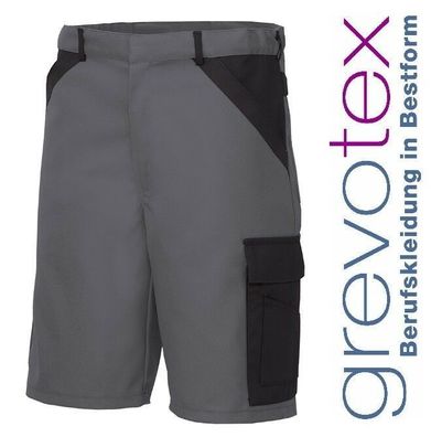 Arbeitshose Kurze Hose Bermuda Shorts Arbeitskleidung Grau Schwarz Größe 38 - 68