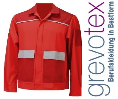 Berufsjackejacke Arbeitsjacke Jacke Bundjacke Berufskleidung rot bordeaux grau