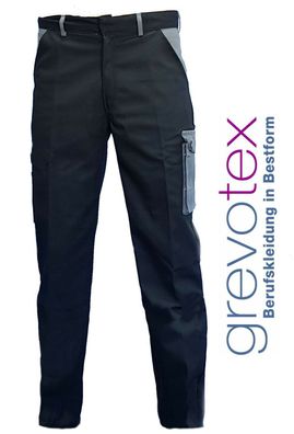 Arbeitshose Bundhose Schutzkleidung Arbeitskleidung Schwarz Grau Größe 38 - 68