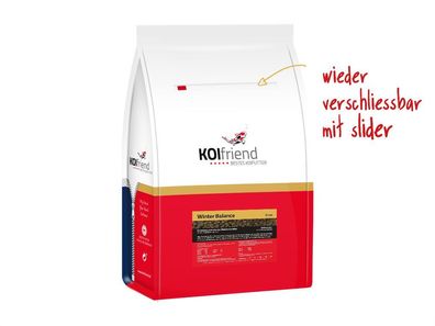 Koifutter Winter Balance 3 kg Zierfischfutter Herbst Winter sinkend Koi Fisch Teich