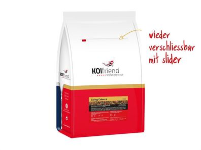 Koifutter Living Colours 2,5 kg 10 Sorten Mix Spirulina Paprika Fischfutter Koi