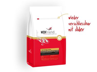 Koifutter Top Energy Jumbo 5 kg 8mm Wachstumsfutter Fischfutter Koi Teich